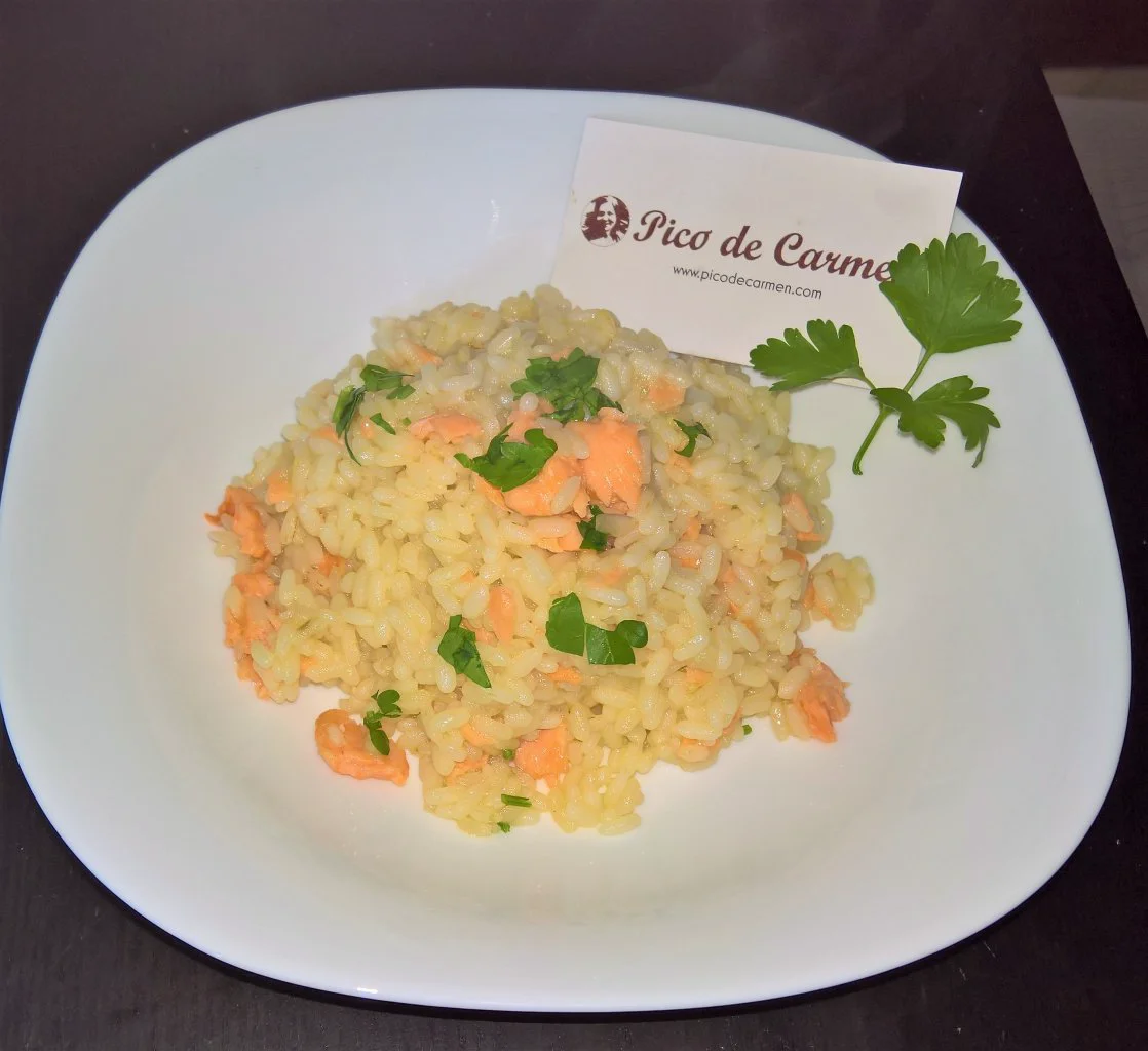 Risotto salmonato